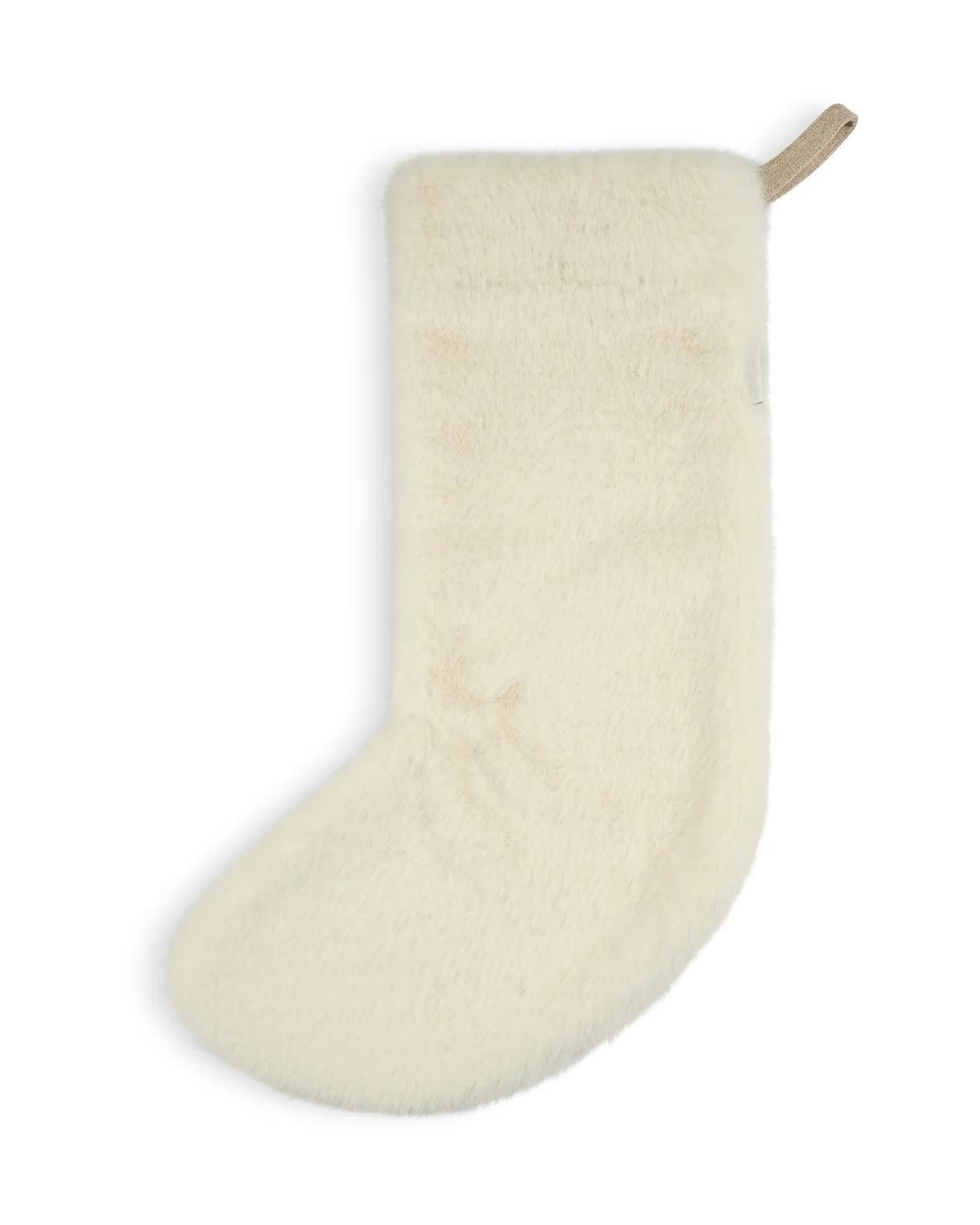 Chalk - Christmas Stocking Flat Fur Ivory