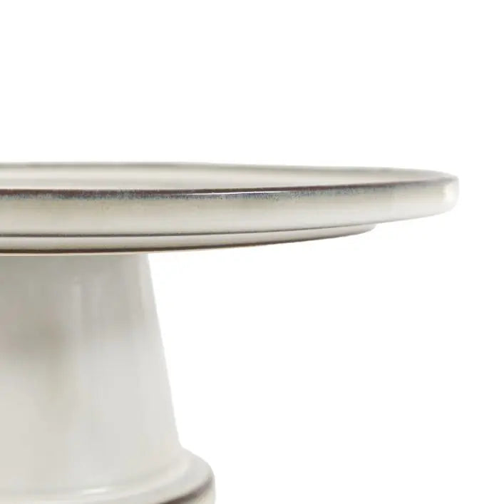Ruby Reactive Glaze Cake Stand