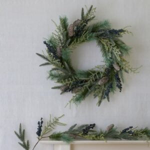 Blueberry and Fircone Garland