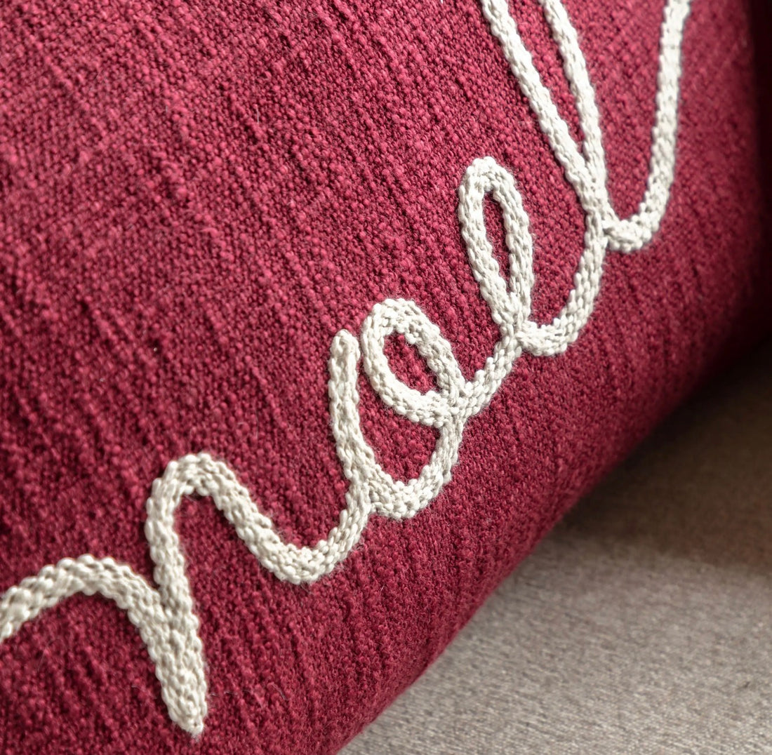 Noel Christmas cushion