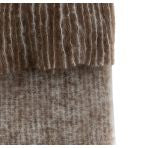 Mohair Brown Throw