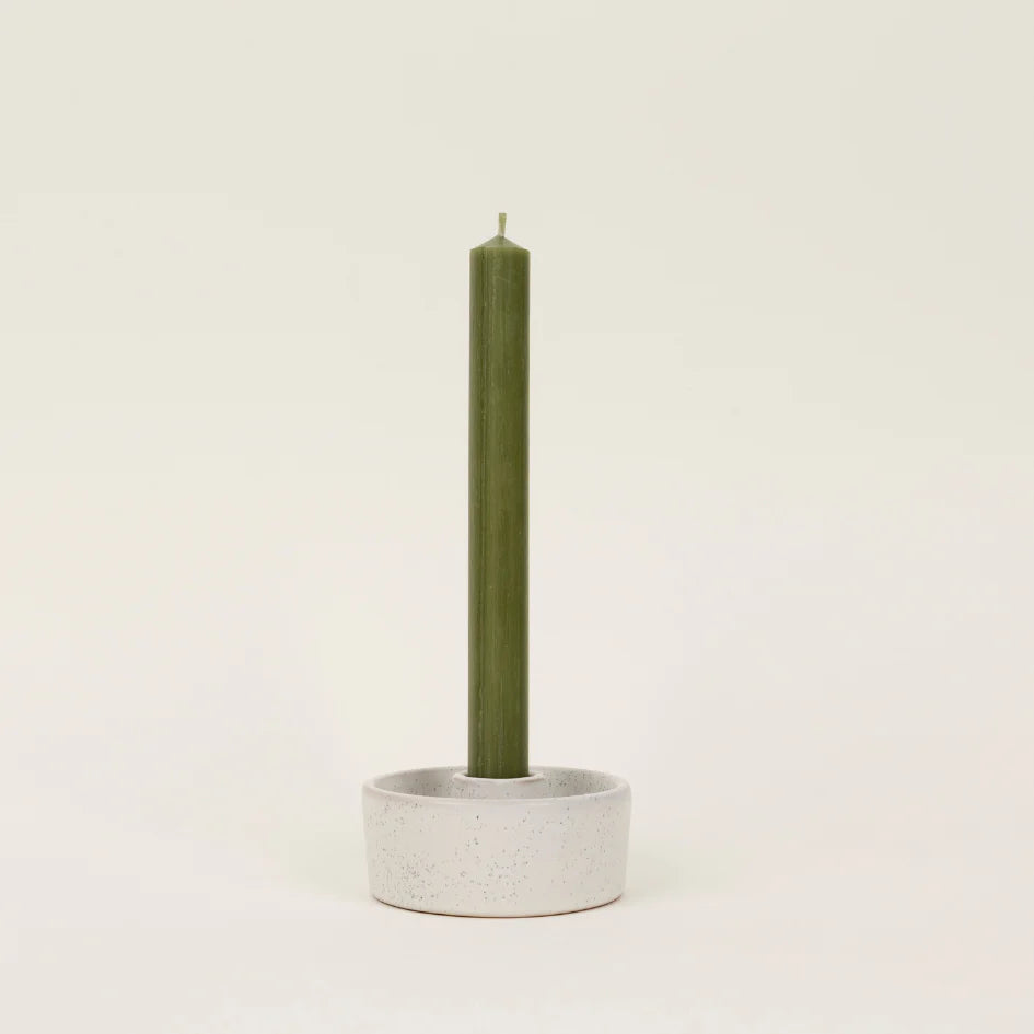 St Eval Olive dinner Candle 7/8&quot; x 8&quot; Gift Pack