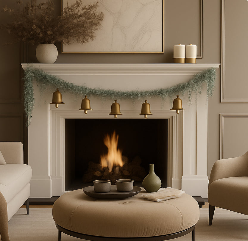 Brass aged heavy bells