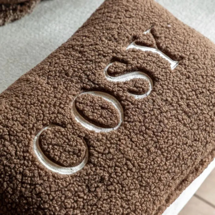 ‘Cosy’ Teddy Chocolate Cushion