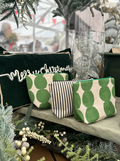 Hand made toiletry bags - various designs