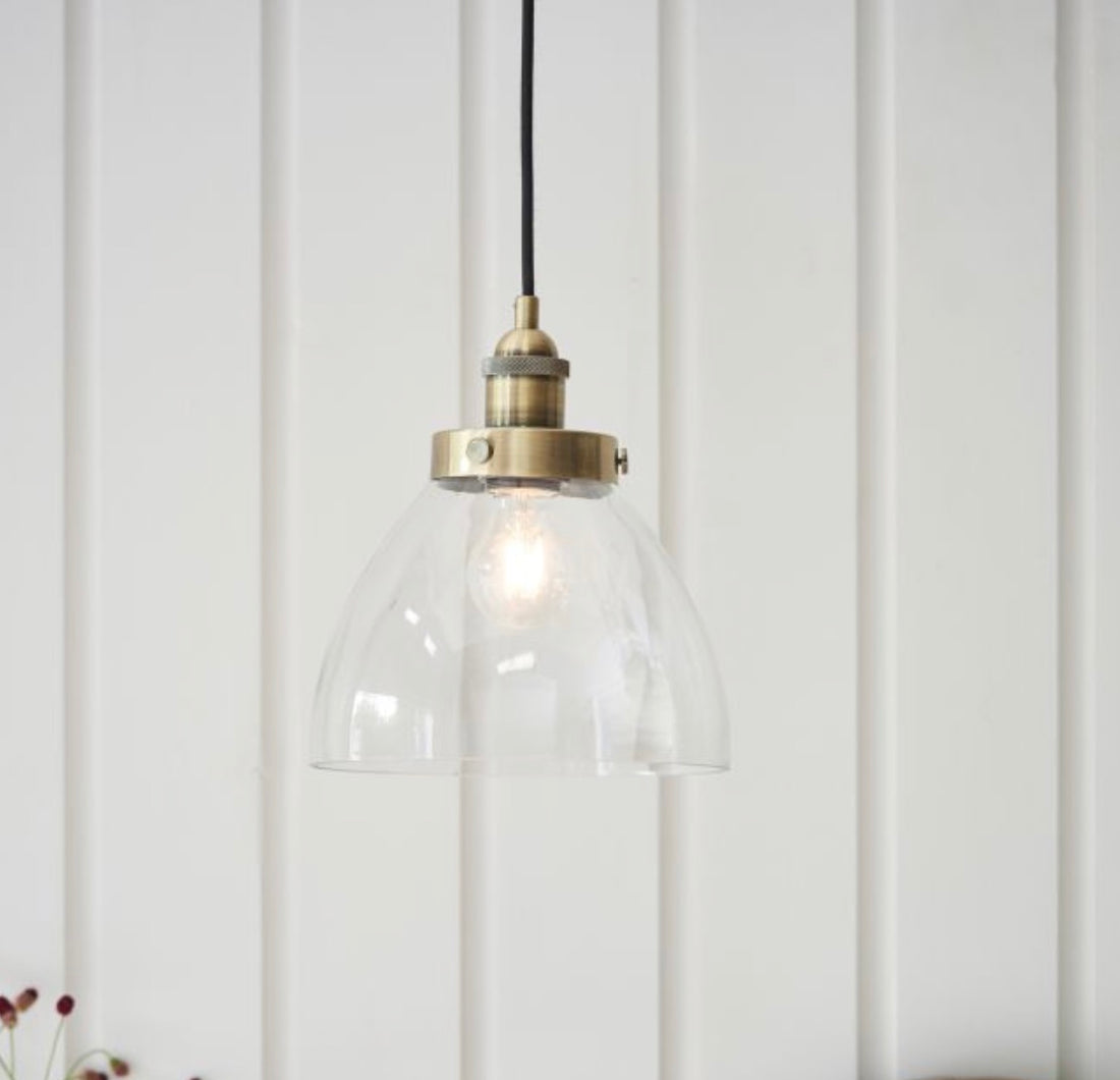Hansen Pendant Light - aged brass