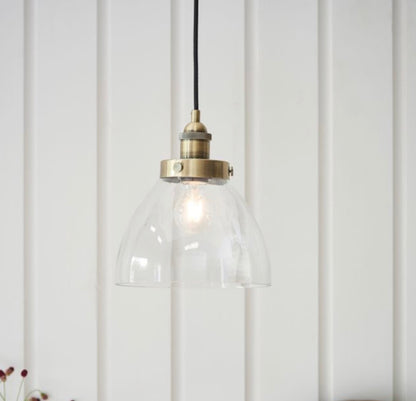 Hansen Pendant Light - aged brass