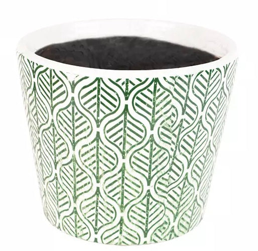 Old Style Green Dutch Plant Pot - Large - Nora