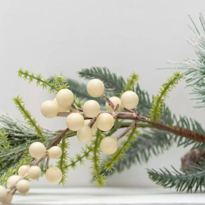 White Berry and Fircone Garland (180cm)