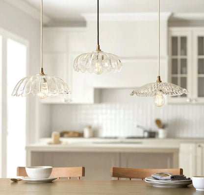 Fleur glass pendant light