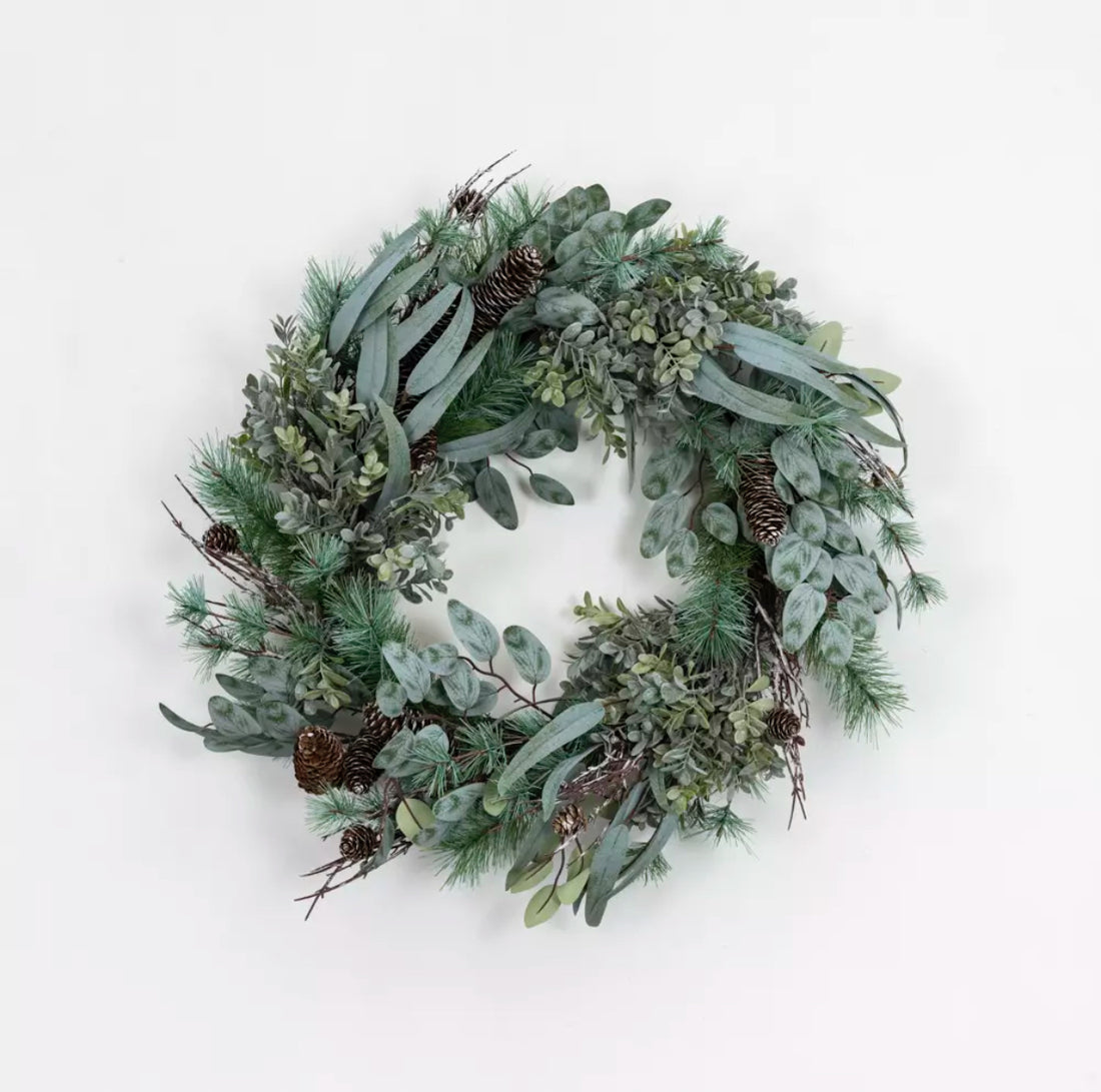 Foliage and Fir cone Wreath