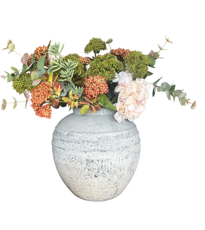 Verity Distressed Stone Vase