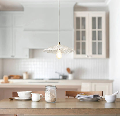 Fleur glass pendant light