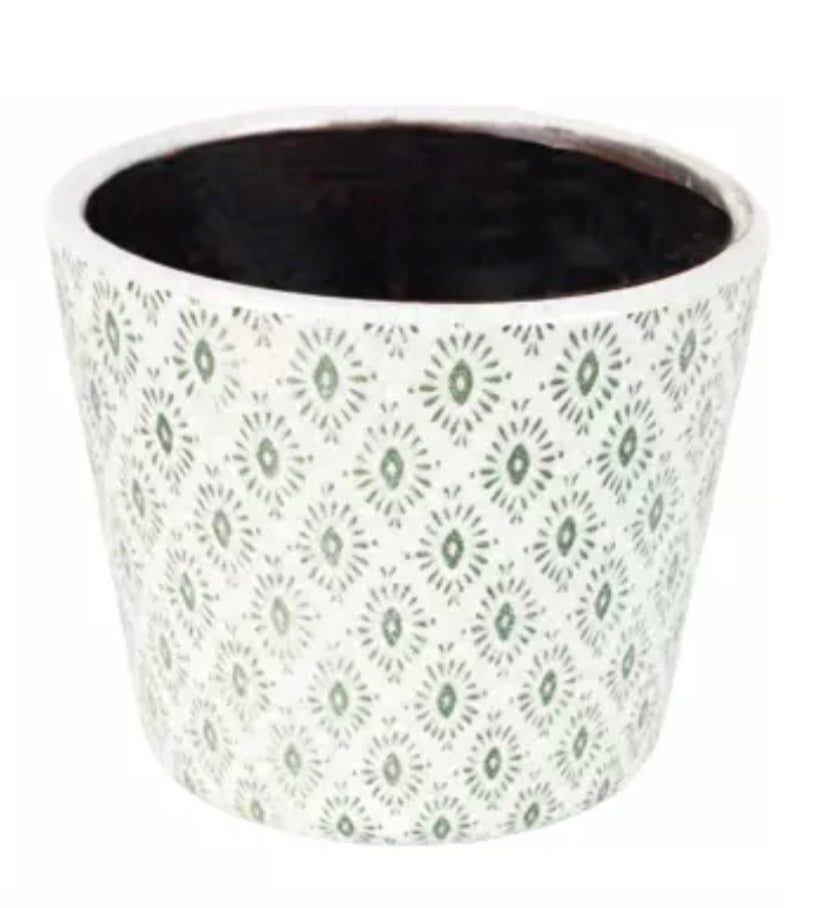 Old Style Green Dutch Plant Pot - Small -Aria
