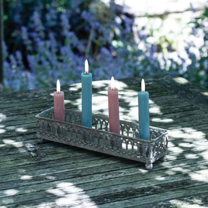 Candle tray holder - Rectangular