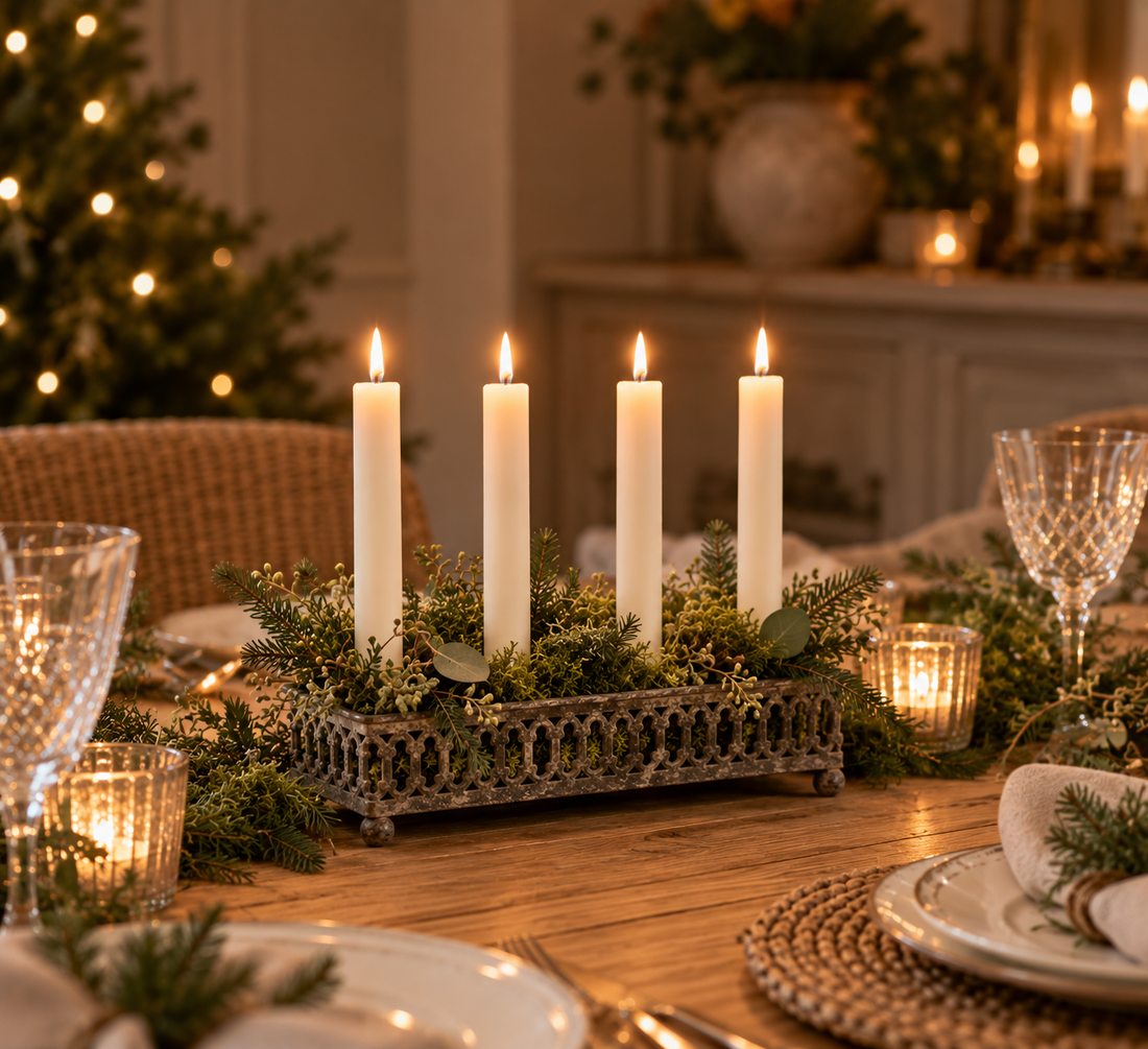 Candle tray holder - Rectangular