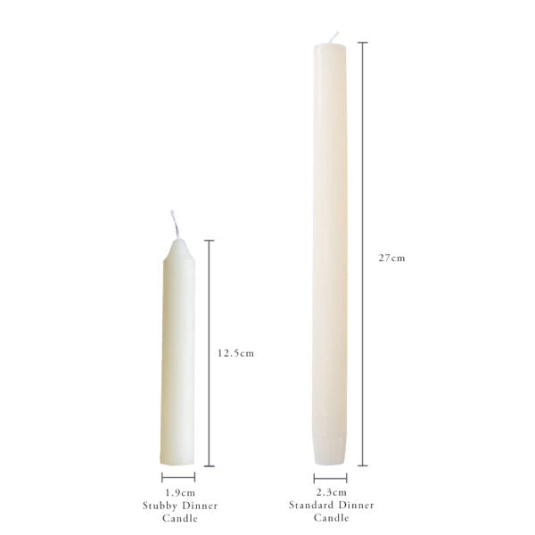 Stubby candle - Ivory