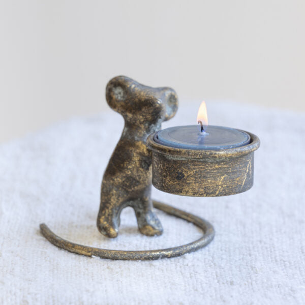 Milton mouse tealight holder