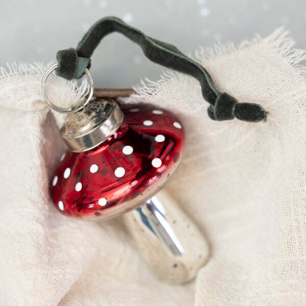 Toadstool hanging decoration