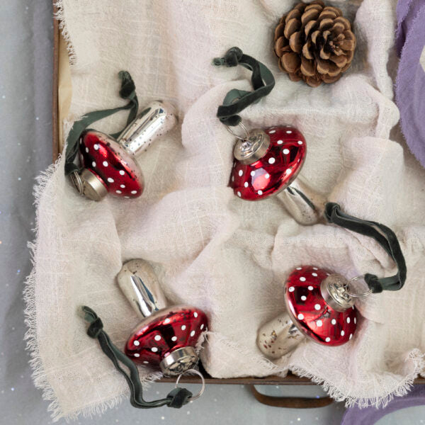 Toadstool hanging decoration