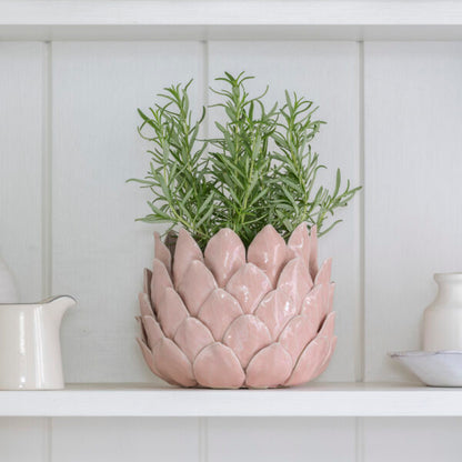 Flower- Planter blush large