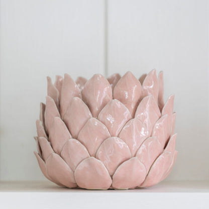 Flower- Planter blush large
