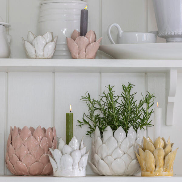 Flower- Planter blush large