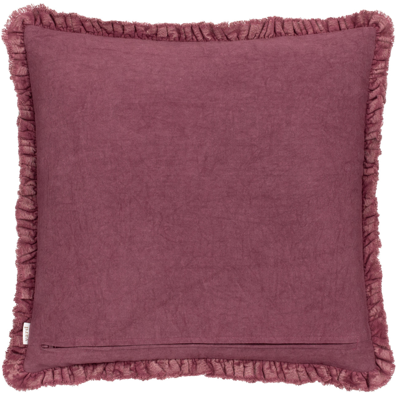 Bertie Velvet Cushion - Burnt Ruby