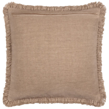 Bertie Velvet Cushion - Chocolate
