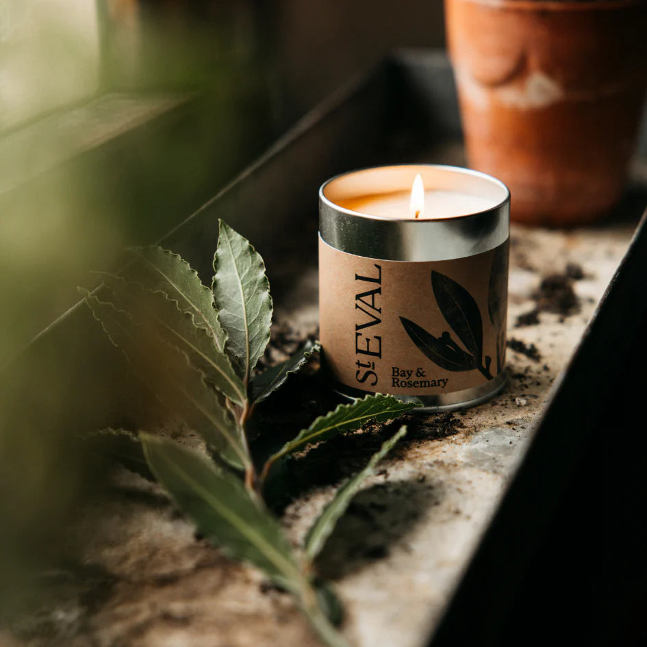 St Eval - Bay &amp; Rosemary Tin Candle