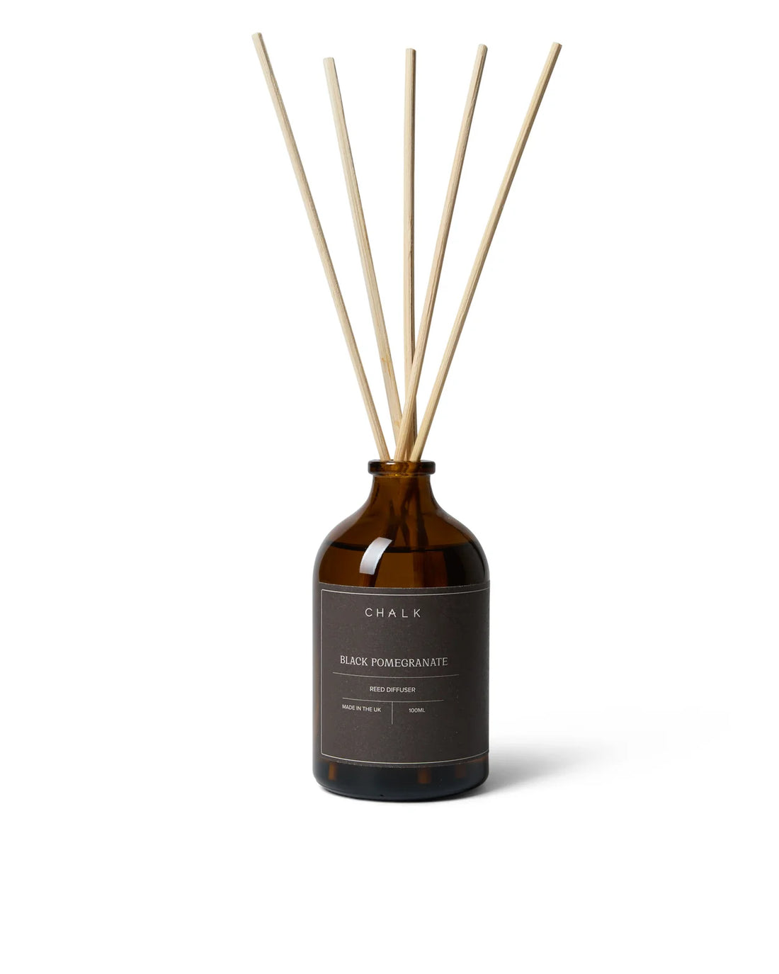 Chalk - Black Pomegranate / Amber Glass Diffuser