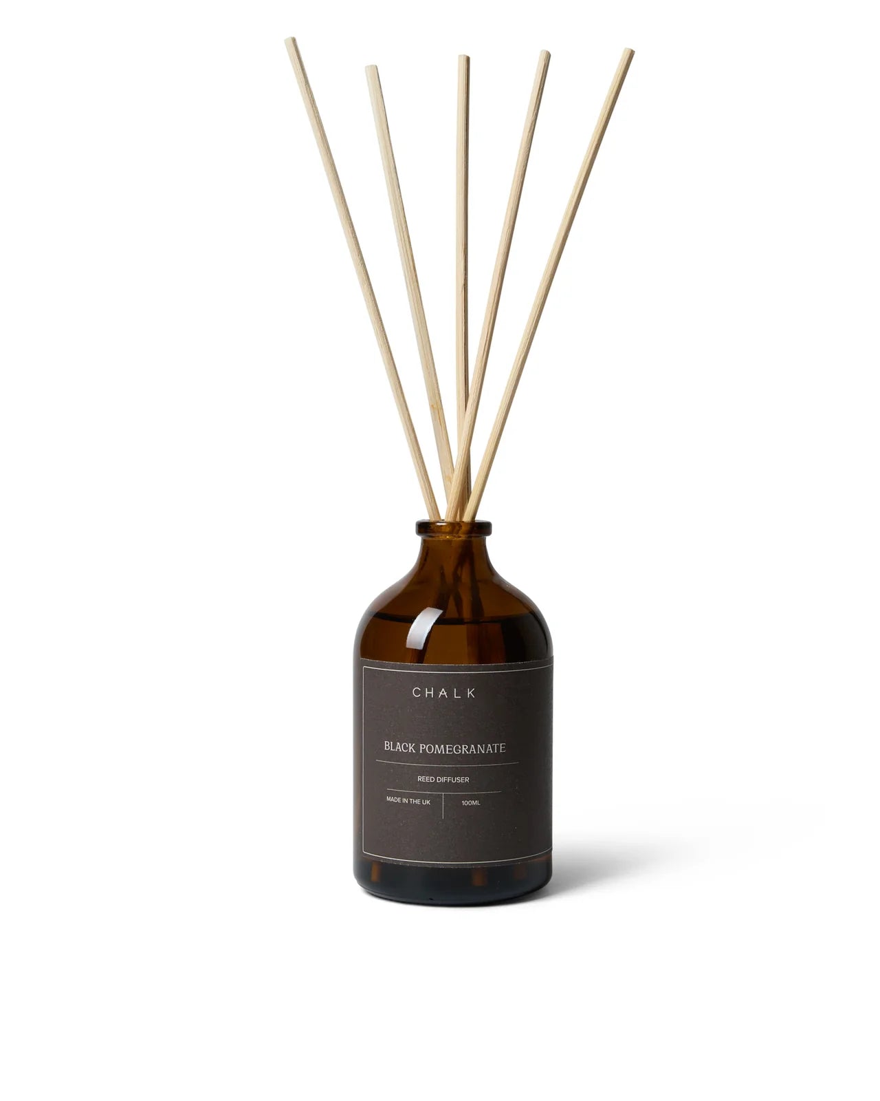 Chalk - Black Pomegranate / Amber Glass Diffuser