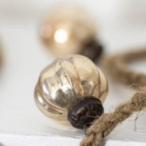 Antique Silver Bauble Garland