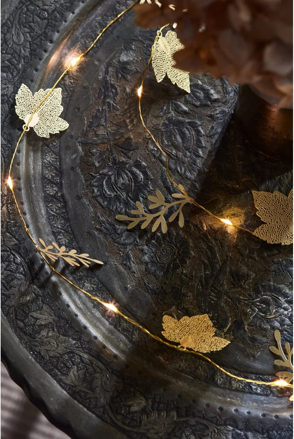 Gold Shimmer String Garland - (Battery)