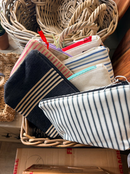 Hand made toiletry bags - various designs