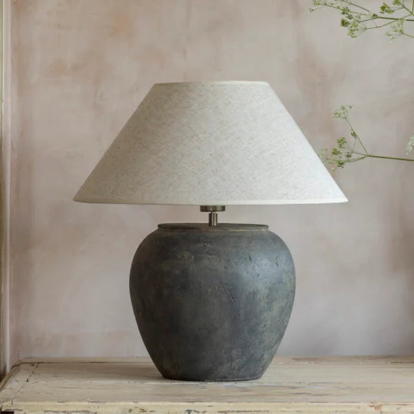 Verity Stoneware Table Lamp- pre order
