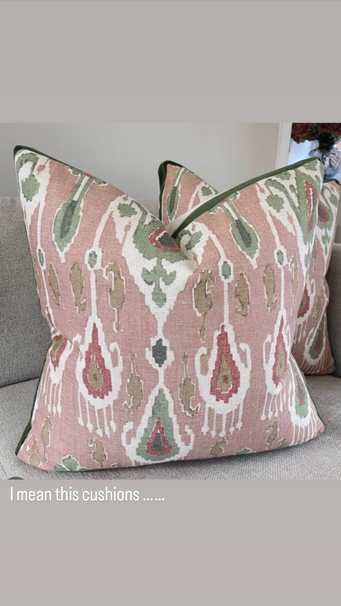 Bespoke - GP &amp; J Baker lkat Blush Cushion