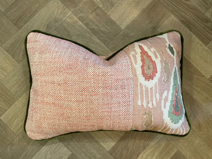 Bespoke Right- GP &amp; J Baker lkat Patch Small Bolster Cushion