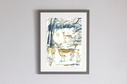 Sam Wilson The Herd - Unframed (PRINT ONLY)