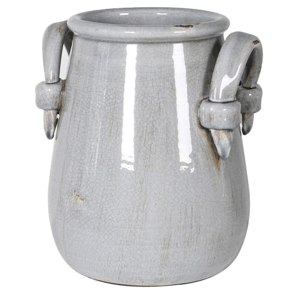 Aurelia - Urn Vase with Handles - Grey