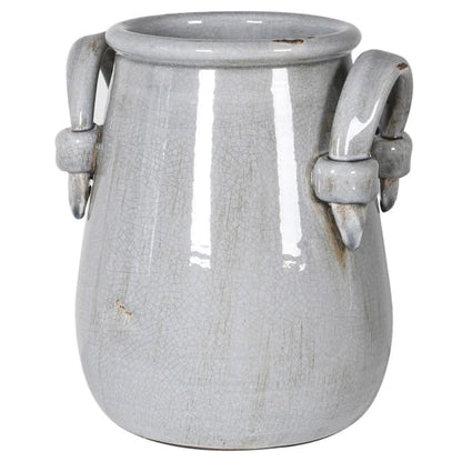 Aurelia - Urn Vase with Handles - Grey