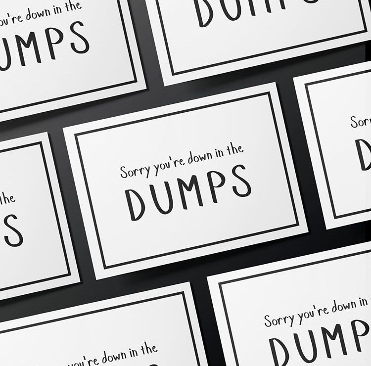 Sorry your down in the dumps - Bad Day Bandage, Card - Bramley & White | Upholstery, Homewares & Furniture