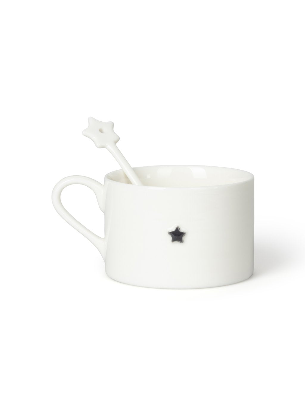 Chalk - White &amp; Grey Star Mug