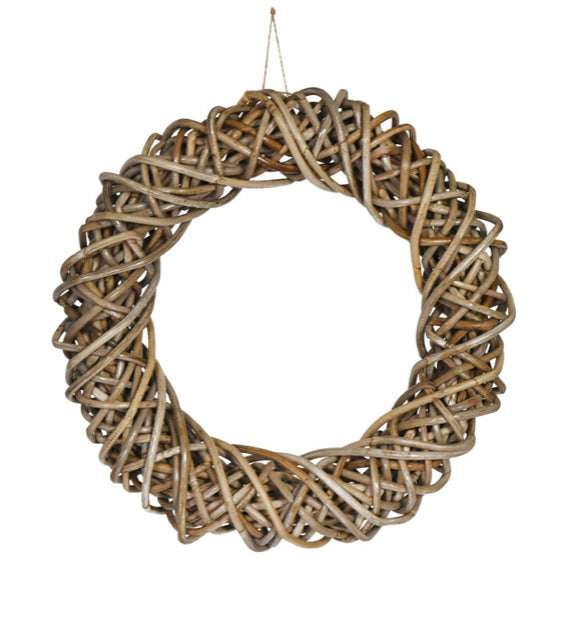 Door Wreath in Rattan - 50cm