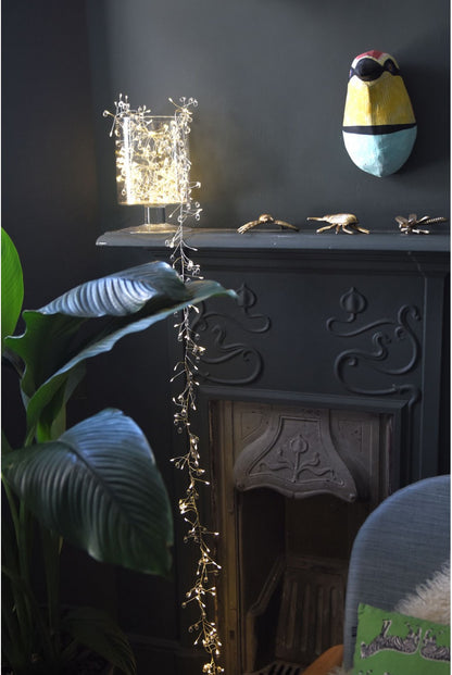 Crystal Cluster Garland - (Battery)